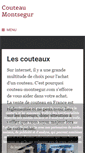 Mobile Screenshot of couteau-montsegur.com