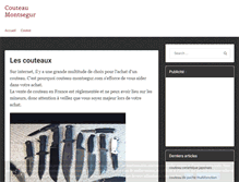 Tablet Screenshot of couteau-montsegur.com
